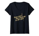 Womens Every Time That You Walk In The Room Status Quo Lyrics V-Neck T-Shirt