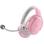 Razer Barracuda X - Casque Gaming sans Fil Multiplateforme (Connexion sans Fil USB-C Multiplateforme, Casque Léger de 250g, Haut-parleurs de 40mm, Autonomie Jusqu'à 20 Heures) Rose Quartz