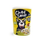 Chef Soup PF40201 Soupe instantanée pour Chiens de Poulet à la Citrouille et aux myrtilles entières, 50 g = Portion de 400 g pour Chiens à partir de 20 kg, prête en 1 Minute