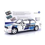 Samling miniatyrbil - SOLIDO 1/18 - BMW M3 E30 - Group A Adac Rally Deutschland 1990 - Vit / Blå - 1801514