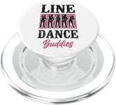 Line Dancing Dance Teacher Besties Friends Line Dance PopSockets PopGrip for MagSafe