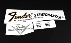 FENDER stratocaster 1969 HEADSTOCK LOGO TETE DE GUITARE FENDER STRATOCASTER 69