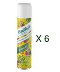 6X BATISTE Dry Shampoo Tropical Instant Hair Refresh 200 ml