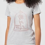 T-Shirt Femme Rose Doré - La Belle et la Bête (Disney) - Gris - 3XL