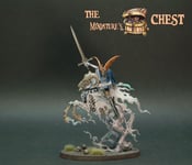 Warhammer AOS Nighthaunt Knight of Shrougs sur cheval éthéré peint par l'équi...