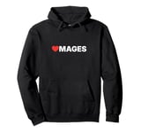 Heart Mages - Minimalist Love Style Pullover Hoodie