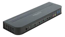 DeLOCK DisplayPort 1.4 KVM Switch 8K 30 Hz with USB 3.0 and Audio