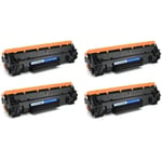 HP CF244X / 44X Svart XL 4-pack (8000 sidor). Kompatibla Tonerkassetter (ej HP original) . HP CF244A / 44A. Fri frakt.