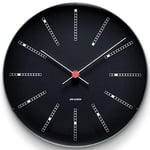 Arne Jacobsen - Bankers Wall Clock Ø 21 cm - Black (43636)