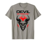 Devil in Disguise Mysterious Fire Horns Art T-Shirt