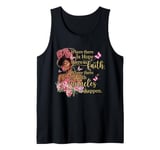 Where there is hope there is faith christian black women Tank Top