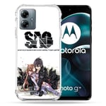 Cokitec Coque Renforcée pour Motorola G14 4G Manga SAO Sword Art Online Blanc