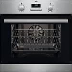 AEG BCX23101EM 59.4cm Built In Electric Single Oven Stainless