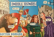 Horrible Histories PLG 7275 Rotten Romans 250 Piece Puzzle from Paul Lamond Games, Blue