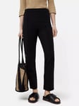 Jigsaw Bi-Stretch Cigarette Trousers, Black