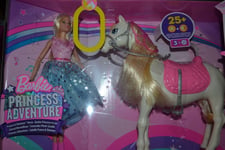 barbie princess adventure et son cheval merveilleux danse s'illumine NEUF