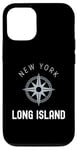 iPhone 12/12 Pro Long Island New York Vintage LI NY Compass Established 1640 Case