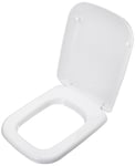 Ideal Standard Abattant WC CONCA, Lunette Toilette, Siège WC, Résistant Charnières fournies Inoxydables Blanc, Modèle authentique,T637801