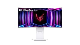 LG UltraGear™ 34GS95QE-W.AEU Ecran PC Gaming 34" - Dalle OLED résolution QHD (3440x1440), 0.03 ms GtG 240Hz, DisplayHDR™ TrueBlack 400, DCI-P3 98.5% (CIE1976), AMD FreeSync Premium Pro, NVIDIA G-Sync
