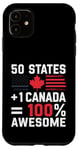 Coque pour iPhone 11 50 États + Canada = 100 % génial