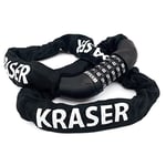 KRASER KR610 Chaine Antivol Vélo avec Code à 5 Chiffres Plus Sécurisée, Maillons en Acier ø8mm Plus Épais et Résistants avec Housse en Nylon Anti-Rayures pour Vélo Trottinette Bike Lock, 100cm