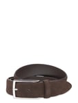 Anderson's Suede Leather Semi Formal Belt Brun