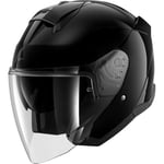 SHARK, Casque Moto Jet SKWAL Jet Blank Black BLK, S