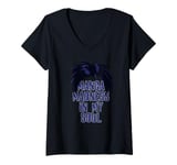 Womens Manga Madness in My Soul Art Anime Graphic V-Neck T-Shirt