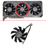 Ventilateur de refroidissement TUF Gaming Bery Jas5700,jas5700XT pour ASUS TUF Gaming Bery RX 5700 XT RX 5700 XT,sur mesure,T128015BU,08015S12HH,75mm - Type 6PIN