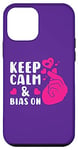 Coque pour iPhone 12 mini K-Pop Bias, Geste du cœur du doigt, Saranghae, Amusant