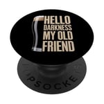 Hello Darkness, mon vieil ami, amateur de bière PopSockets PopGrip Adhésif