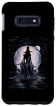 Coque pour Galaxy S10e Witch Moon Magic Spellcaster T-shirt graphique Femme