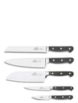 Lion Sabatier Knife Set Pluton 5-Pack Silver