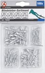 BGS Diy 75846 - Assortiment de rivets pop - Ø 2,4-4,8 mm - 100 pièces