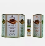 Choco Musk by Al Rehab Floral Musk Sandal Perfume Oil (6 x 6ml Roll On).