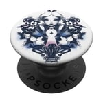 Disney Alice In Wonderland Alice Rorschach Portrait PopSockets PopGrip Interchangeable