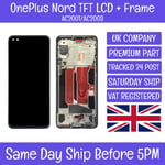 OnePlus Nord 2020 AC2001 AC2003 Incell TFT LCD Screen Display Digitizer + Frame