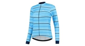 Veste velo hiver rogelli stripe   femme   bleu