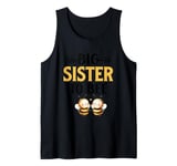 Cute Big Sister To Bee Baby Shower Sister Bee Cute Family Tank Top