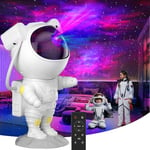 Galaxy Projector, Astronaut Star Projector Light with Remote Control, LED Nebula Night 17 Colors Mode Timing Function, Ceiling for Kids Bedroom Home Theatre Party Gifts, White