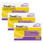 3 x Treathay Hayfever Relief | 30 Tablets | Fexofenadine 120mg | ALLERGY