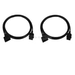 2 x Câble d'extension rallonge pour manette Nintendo NES - 1,8 mètre