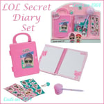 LOL Doll Surprise Secret Diary Set Pen Stickers Set NEW Children's Secret Diary