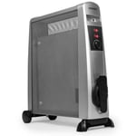 Duronic Heater Oil Free Electric HV101 SR, Mica Panels 2.5kW, Radiant and Convec