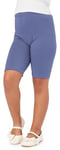 Merry Style Legging Court Sport Pantacourt Short Culotte Yoga Pants Vêtement Tenue Sport Fille MS10-132 (Jeans, 158 cm)