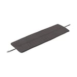 Muuto Linear Steel Bench Pad benkepute 110x32,5 cm Dark grey