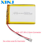 3.7V 2000mAh 7.4Wh Li Lipo Battery 505068 JST 3Pin2.0 For GPS Mini Boom Speaker