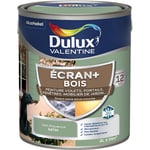 Ecran+ bois - Peinture satinée pour bois extérieur - Volets, portes, fenêtres, portails - Vert Provence 2 l Dulux Valentine