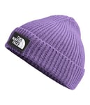 THE NORTH FACE Unisex Logo Box Cuffed Beanie Hat, Peak Purple, One Size