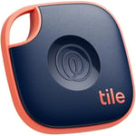 Tile by Life360 Mate (2024) - Tracker Bluetooth, détecteur de clés et localisateur d'objets pour clés, Sacs & Autres. Détecteur de téléphone. Compatible avec iOS & Android. Lot de 1 (Navy Blaze)